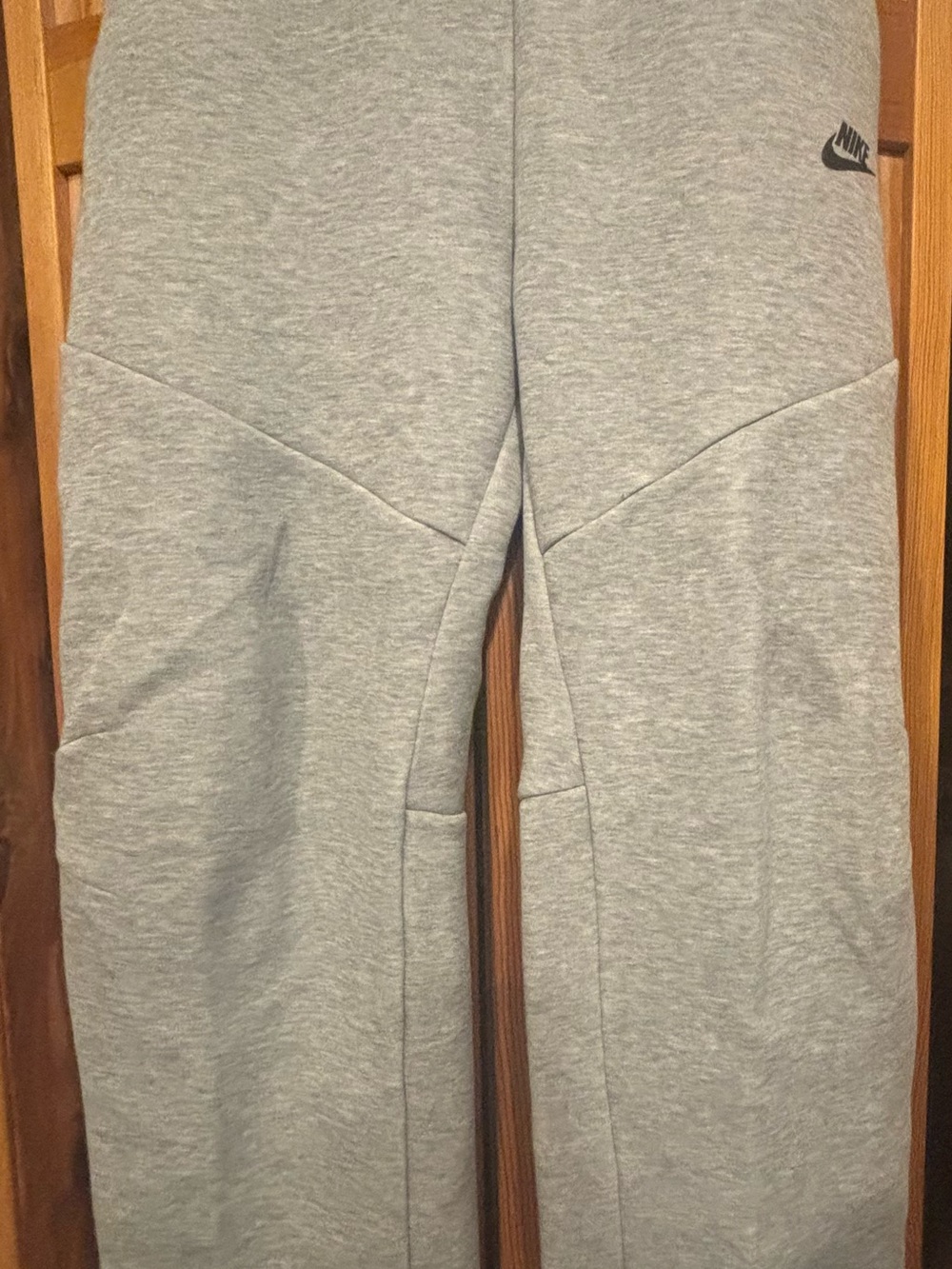 Nike Kids Gray Fleece Joggers with Subtle Logo